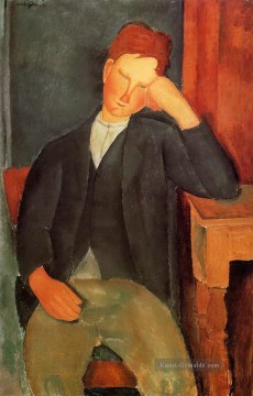 Amedeo Modigliani Werke - der junge Lehrling Amedeo Modigliani